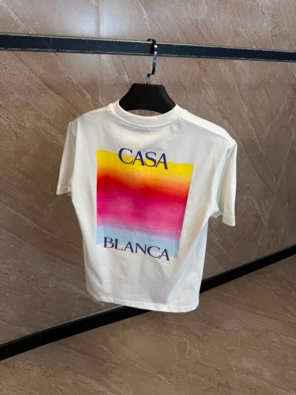 Casablanca Witte T-Shirt Colorway
