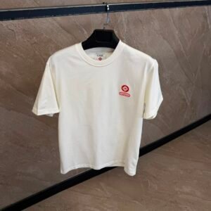 Casablanca Witte T-Shirt Simpel