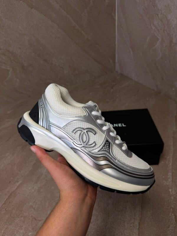 Chanel Sneakers Grey White
