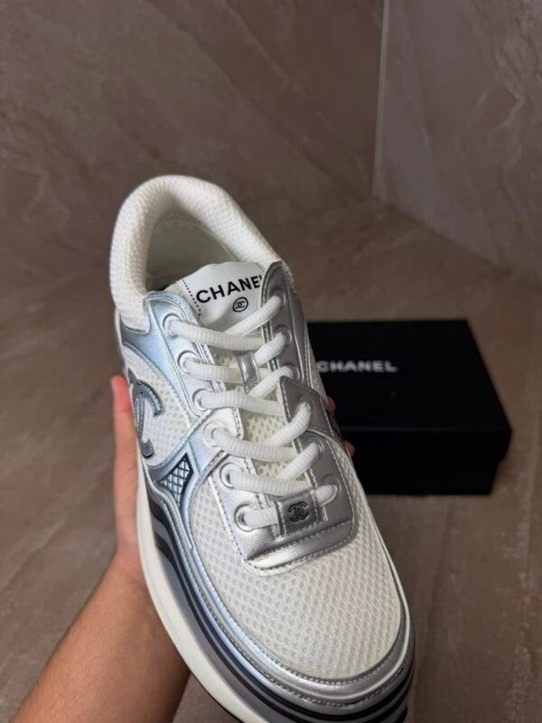 Chanel Sneakers Grey White