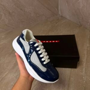 Prada Cups Navy Blue Glimmend