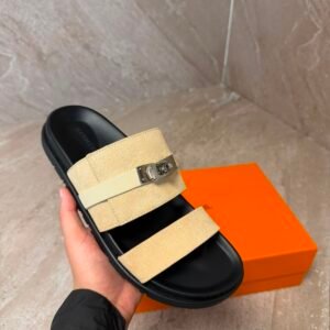 Hermes Jackson Sandal Beige