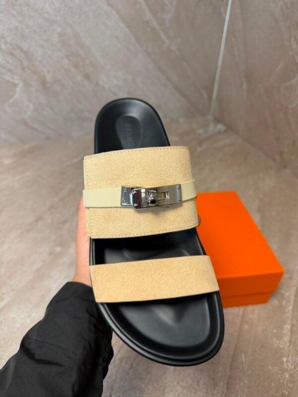 Hermes Jackson Sandal Beige