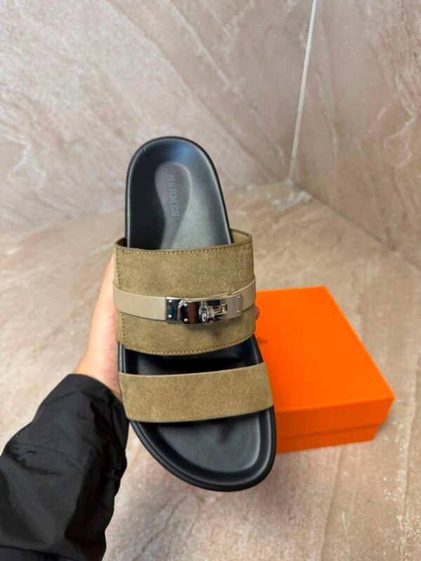 Hermes Jackson Sandal Brown