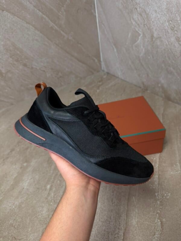 Loro Piana New Weekend Walk Sneakers Black on Black