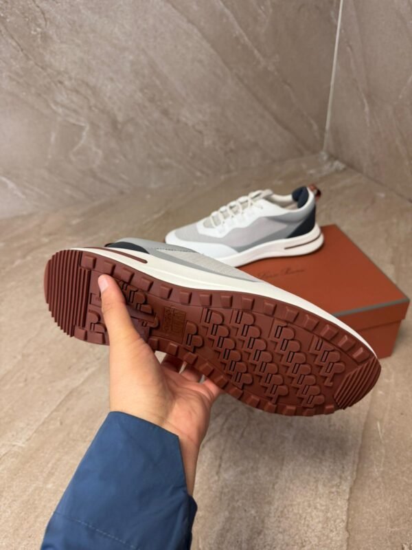 Loro Piana Weekend Walk Grey White Sneakers