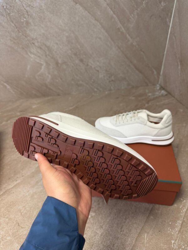 Loro Piana Weekend Walk White Sheep Sneakers
