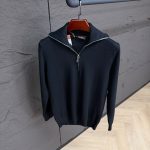 Loro Piana 1/4 Sweater Black