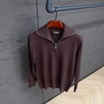 Loro Piana 1/4 Sweater Brown