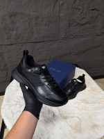 Christian Dior B25 Black Leather Sneakers