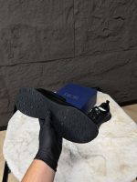 Christian Dior B25 Black Leather Sneakers - Afbeelding 3