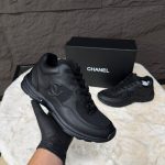 Chanel Low Top CC Runner Black on Black
