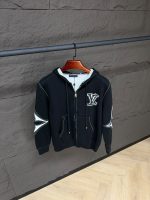 Louis Vuitton Graphic Intarsia Zipped Cotton Vest High Quality