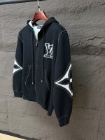 Louis Vuitton Graphic Intarsia Zipped Cotton Vest High Quality - Afbeelding 2
