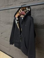 Burberry Hood Cotton Zip Vest Black High Quality - Afbeelding 2