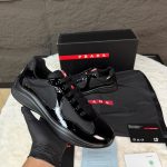 Prada Cups Black on Black Sneakers