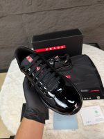 Prada Cups Black on Black Sneakers - Afbeelding 4