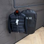 Christian Dior Blouson Oblique Short Jacket Black