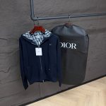 Christian Dior Oblique Zipper Vest High Quality