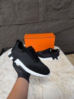 Hermes Bouncing Sneakers Black White