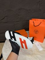 Hermes Bouncing Sneakers Black White - Afbeelding 3