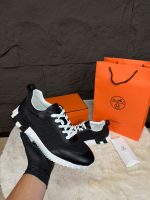 Hermes Bouncing Sneakers Black White