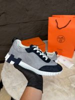 Hermes Bouncing Sneakers Grey Blue - Afbeelding 2