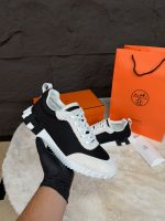 Hermes Bouncing Sneakers Black White