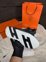 Hermes Bouncing Sneakers Grey White - Afbeelding 3
