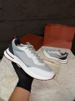 Loro Piana Week End Walk Grey White Sneakers
