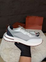 Loro Piana Week End Walk Grey White Sneakers - Afbeelding 2