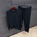 Loro Piana Merano Cashmere Tracksuit Black High Quality