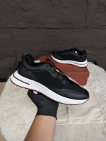 Loro Piana Week End Walk Sneakers Black White - Afbeelding 2