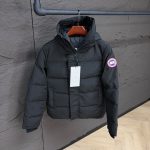 Canada Goose Mac Millan Black, Red Logo High Quality