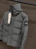 Canada Goose Mac Millan Grey, Black Logo High Quality - Afbeelding 2