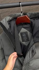 Canada Goose Mac Millan Grey, Red Logo High Quality - Afbeelding 4