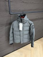 Canada Goose Mac Millan Grey, Black Logo High Quality