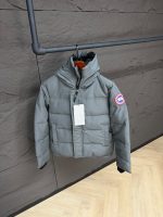Canada Goose Mac Millan Grey, Red Logo High Quality