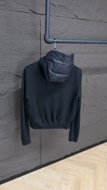 Moncler Panelled Zip-Up Hooded Jacket Black High Quality - Afbeelding 5