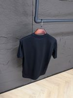 Moncler Black Logo Black T-Shirt - Afbeelding 2