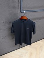 Moncler Black Logo Black T-Shirt