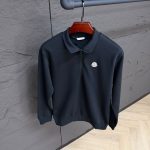 Moncler 1/4 Zipper Black