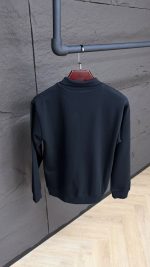 Moncler 1/4 Zipper Black - Afbeelding 2