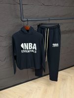 Essentials Fear Of God NBA TrackSuit Black Grey