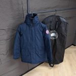 Canada Goose Parka Longford Navy Blue High Quality
