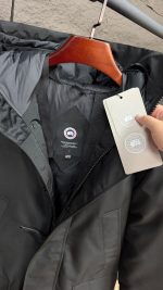 Canada Goose Parka Longford Black, Black Logo High Quality - Afbeelding 4
