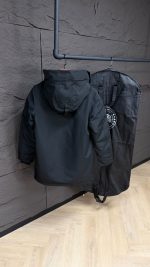 Canada Goose Parka Longford Black, Red Logo High Quality - Afbeelding 4