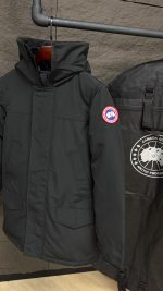 Canada Goose Parka Longford Black, Red Logo High Quality - Afbeelding 2