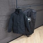 Canada Goose Parka Longford Black, Black Logo High Quality