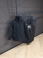 Canada Goose Parka Longford Black, Black Logo High Quality